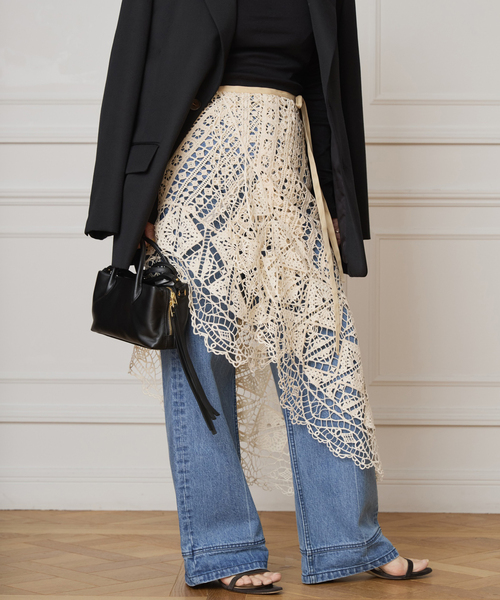 アシメレースラップスカート（スカート）｜IENA LA BOUCLE