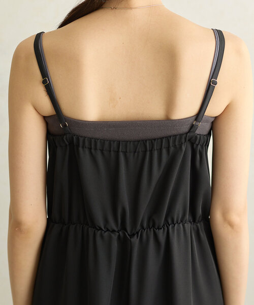 セール】【オケージョン】シアーブラウス×タックオールインワン