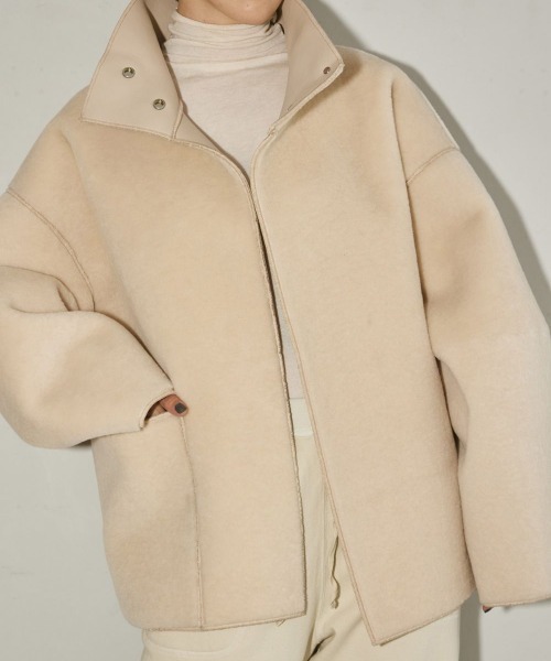 TODAYFUL（トゥデイフル）の「TODAYFUL Standcollar Boa Jacket