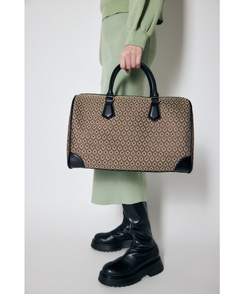 MOUSSY（マウジー）の「MONOGRAM BOSTONバッグ(L)（ボストンバッグ