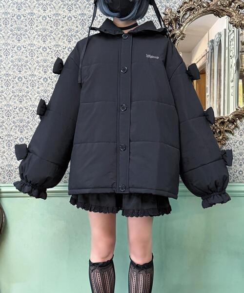 セール】Whinny/【2025秋冬新作♪】リボンに包まれしぽゎりんアウター