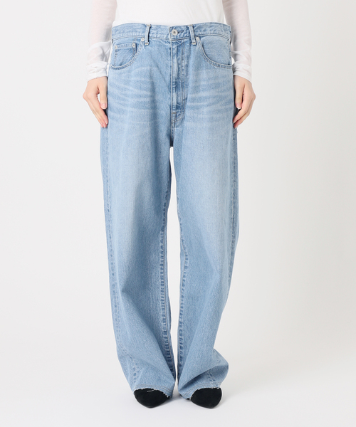 FRAMeWORK（フレームワーク）の「long rise デニムパンツ（デニム