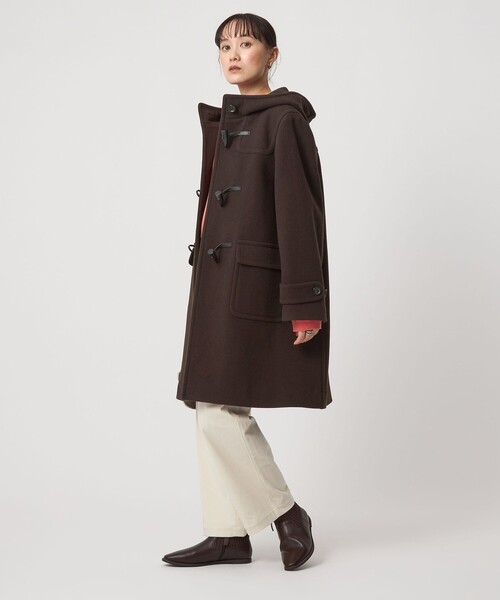 セール】ロング ダッフルコート（ダッフルコート）｜green label