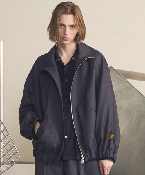 UNISEX》4 Colors Chambray Washable Wool Prime-Over Switching Stand