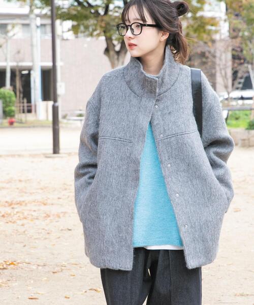 セール】スタンドカラーオーバージャケット（その他アウター）｜ITEMS