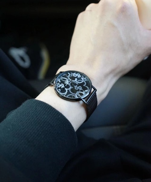 限定発売」RICH FLOWER X DW: おカネの花 メンズ腕時計（アナログ