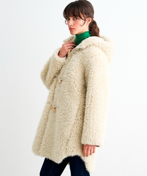 three dots（スリードッツ）の「エコペルファー モンスターダッフル