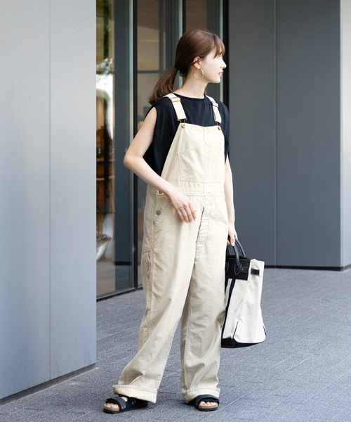 バックサテンサロペット（サロペット/オーバーオール）｜FRAMeWORK