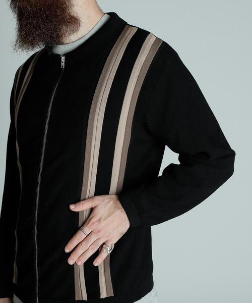セール】Schott/ショット/LS ZIP KNIT CARDIGAN/ジップ ニット