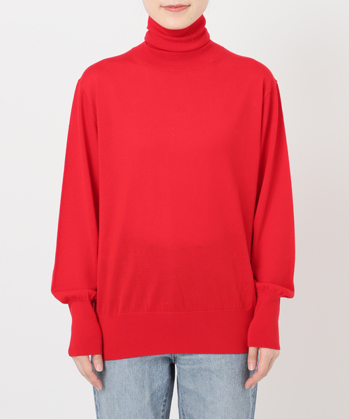 セール】《手洗い可 / 追加》18Gタートルネックプルオーバー（ニット