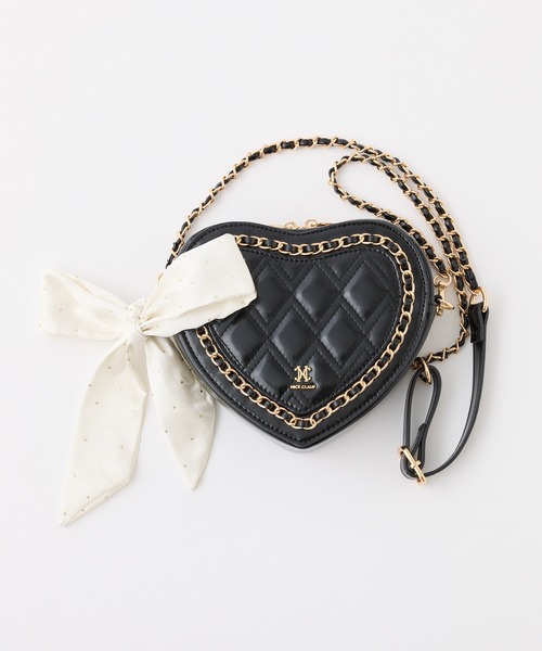 セール】【Heart Collection】キルティングハートチェーンバッグ
