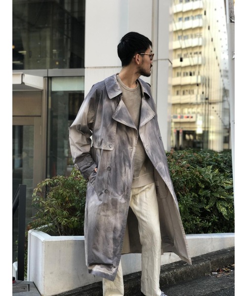 YOKE（ヨーク）の「YOKE/ヨーク/SPRAY PRINTED TRENCH SP（トレンチ