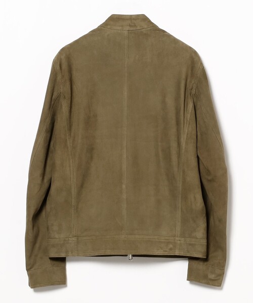 セール】【別注】EMMETI / JURI BEAMS3 スエード シングル ライダース