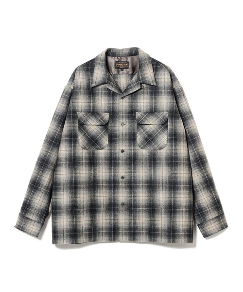 セール】【別注】PENDLETON / Crafted in Japan Open Collar Shirt