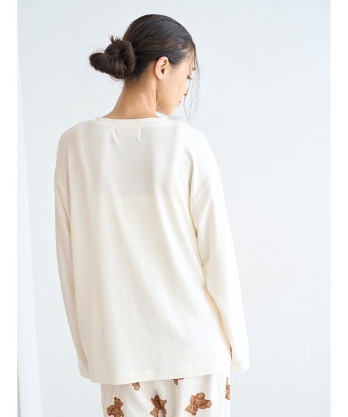 セール】【HOLIDAY】ベアワンポイントロンT（ルームウェア/パジャマ