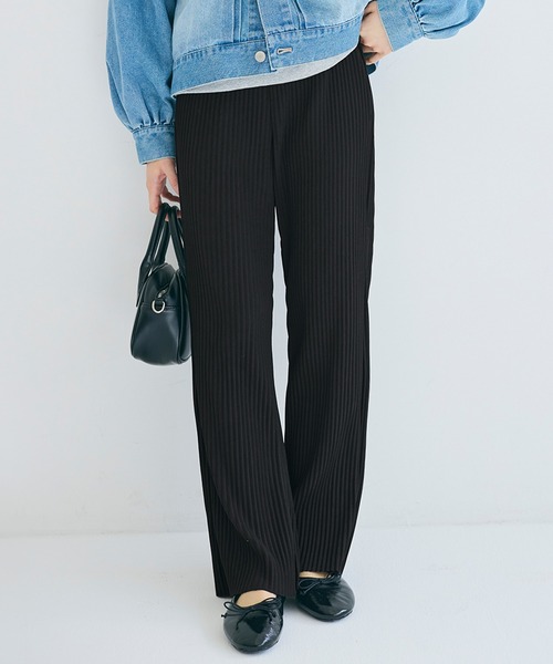 新色追加／ジョーゼットリブパンツ カットオフ可能/速乾/シワ防止