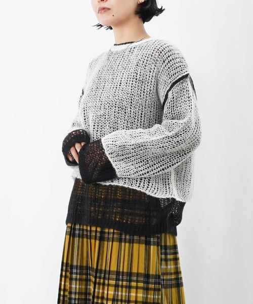 セール】LC/LLL モヘア混ルーズニット（ニット/セーター）｜LUCA/LADY