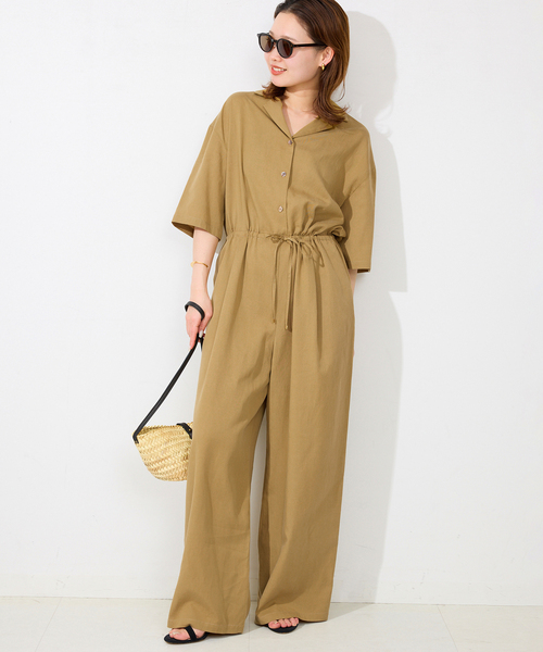 ハーフスリーブオールインワン（つなぎ/オールインワン）｜SLOBE IENA