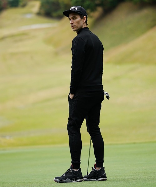 DIIVINER GOLF】スムースサイド刺繍ジョガーパンツ メンズ ゴルフ