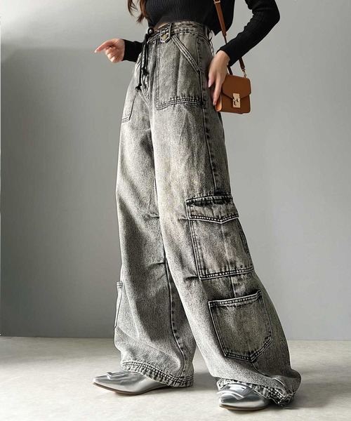 セール】《Javaジャバコラボ》旬なこなれ感。ヴィンテージ加工裾