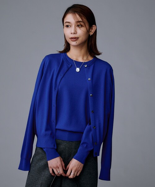 セール】【アンサンブル可/洗える/ウール100%】クルーネックウール