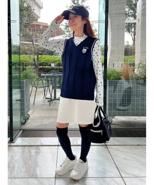 adabat（アダバット）の「◇ストレッチ素材 台形スカート（スカート