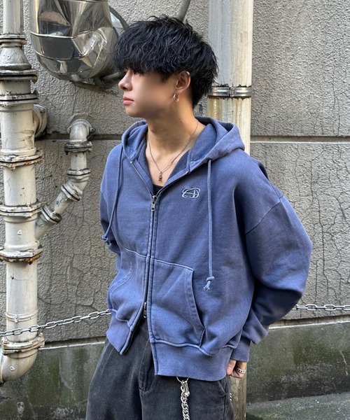 Double Zip-Up Short Hoodie - ダブルジップショートフーディー【短丈