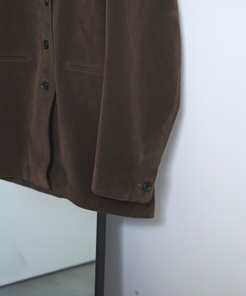 anuke/アンヌーク] エコスエード ジャケット（テーラードジャケット