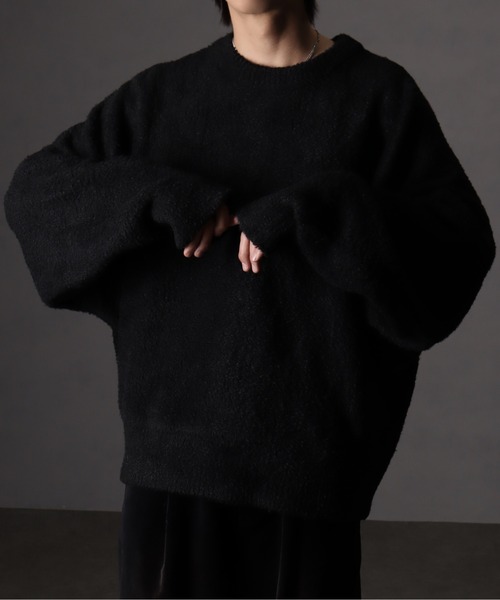 セール】【welise/ウェライズ】fluffy shaggy fur oversized dolman