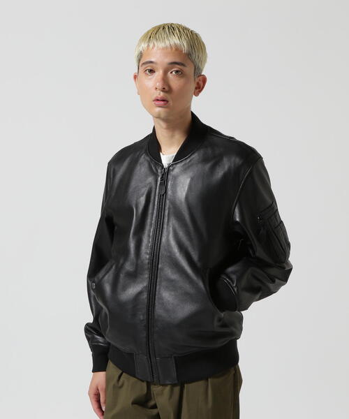 AVIREX（アヴィレックス）の「LEATHER TYPE MA-1 / レザータイプMA-1