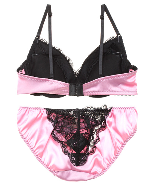 Ravijour（ラヴィジュール）の「NEWサテンブラックレースブラショーツ