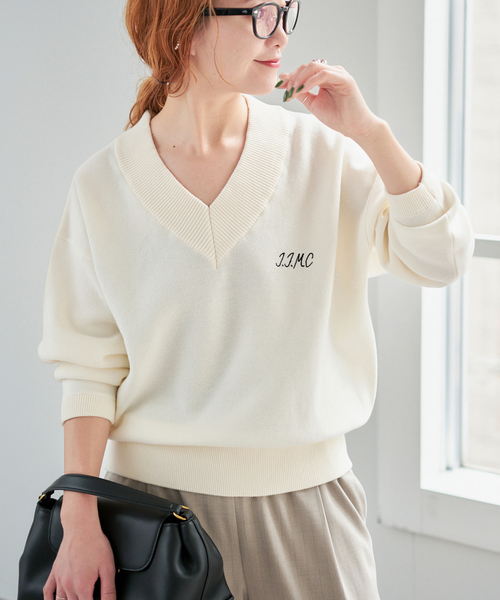 J.J.Mercer / ジェイジェイマーサー 別注Vネックプルオーバー（ニット
