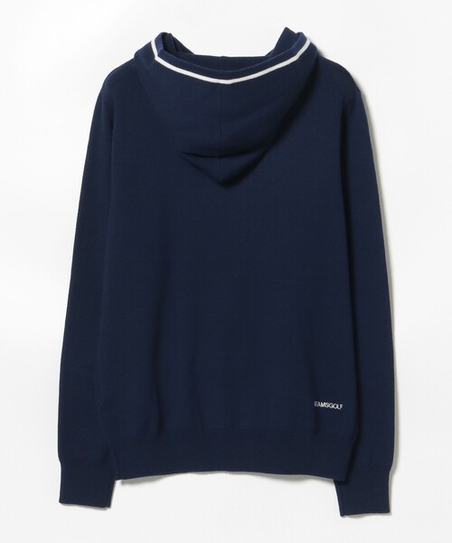 セール】PURPLE LABEL / ラインフーディー ニットプルオーバーパーカー