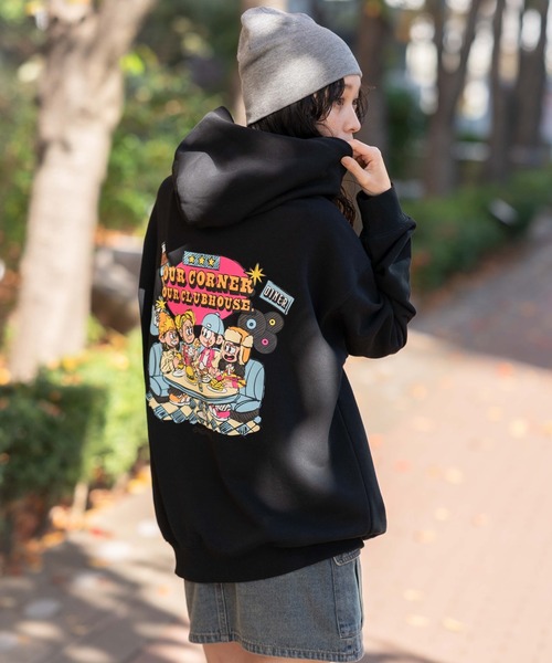 ∴WEGO/【26年春新作】別注NEWJACKグラフィックプルパーカー（パーカー