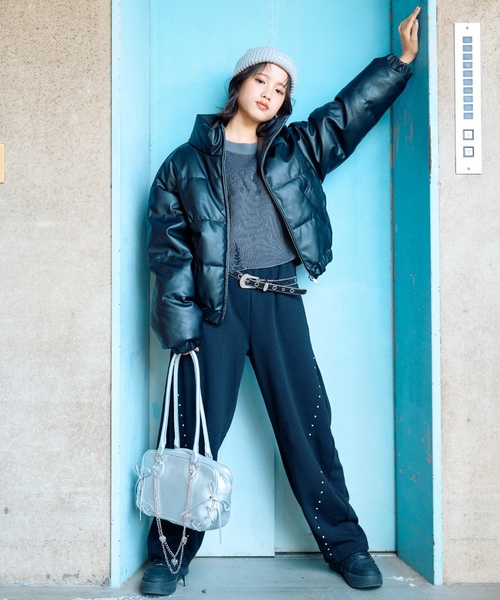 セール】合皮パフィブルゾン（ブルゾン）｜LOVETOXIC（ラブトキシック