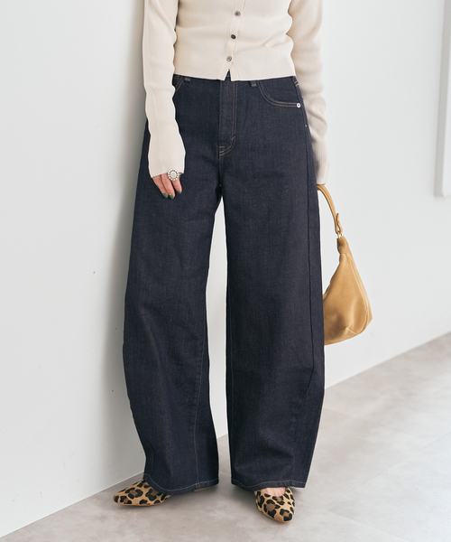 追加》SOMETHING / サムシング 別注 NEW HANA CURVE TAPERED*（デニム