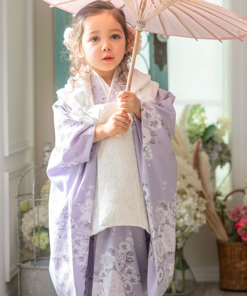 セール】七五三3点セット 被布・着物・肌襦袢（着物）｜Catherine