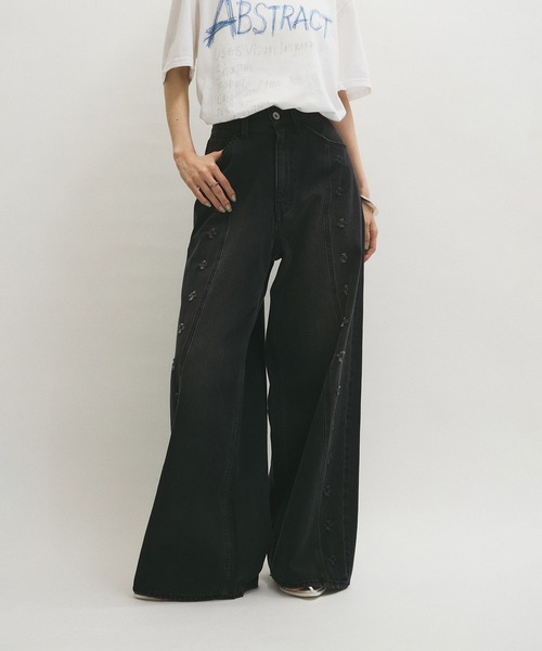 セール】イノセンスフラワーデニム（デニムパンツ）｜ADAM ET ROPE