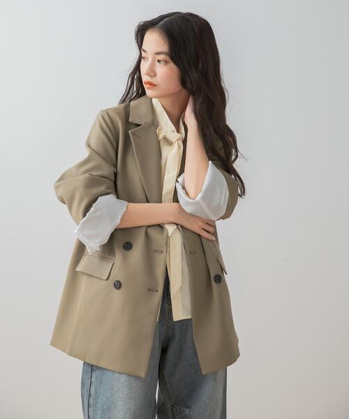 ワイドスリーブオーバージャケット（テーラードジャケット）｜SENSE OF