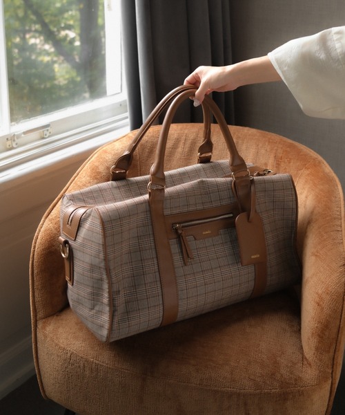 トラベルボストンバック【No.9】（ボストンバッグ）｜nunela（ヌネラ