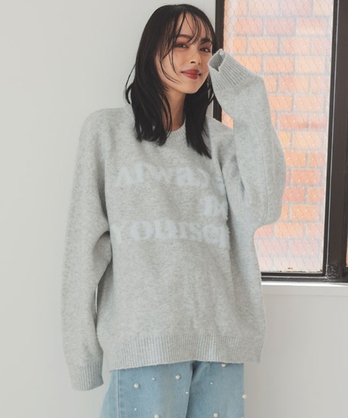 セール】シャギーロゴニット（ニット/セーター）｜DONOBAN（ドノバン