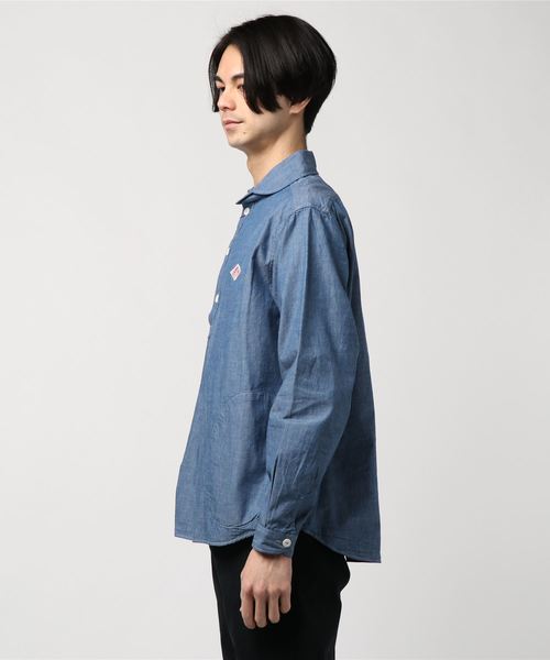DANTON（ダントン）の「【DANTON / ダントン】round collar CHAMBRAY
