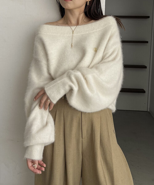 CAPRICIEUX LE'MAGE（カプリシューレマージュ）の「【C.L】FOXカシミア