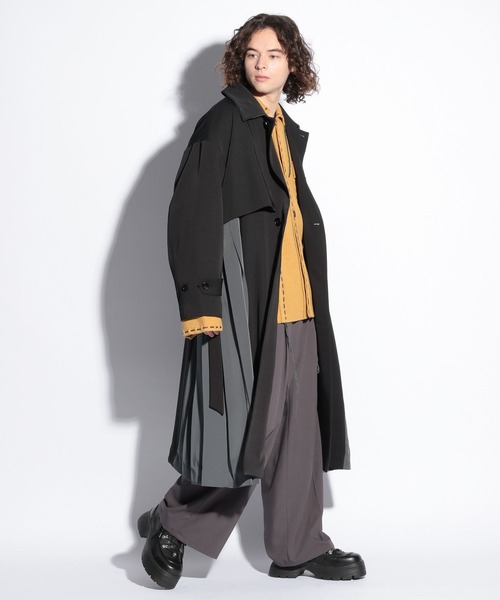 HARE（ハレ）の「サイドプリーツステンカラーコート(HARE)（ステン