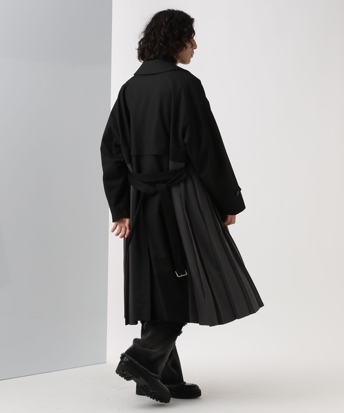 HARE（ハレ）の「サイドプリーツステンカラーコート(HARE)（ステン