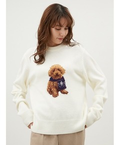 セール】【WEB・一部店舗限定カラー】Lily Bearフリンジマフラーニット