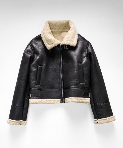 セール】11C5 ムートンライクジャケット 裏ボア 防寒 ユニセックス