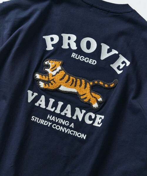 セール】限定展開 リラックスフィット バックデザイン刺繍 クルー