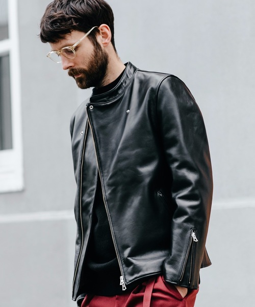 MR.OLIVE（ミスターオリーブ）の「アンティーク ブラック カウ レザー