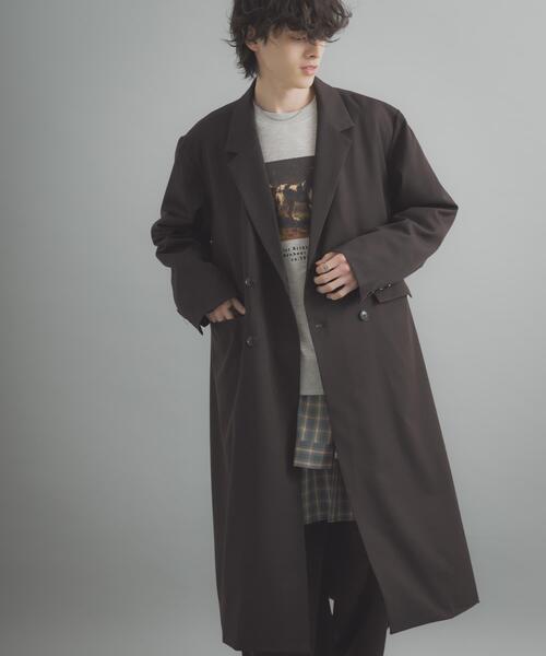 ダブルブレストロングコート（その他アウター）｜SENSE OF PLACE by